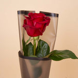 Single Red Rose Bouquet