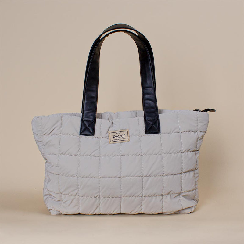 Pavo Tote Bag Handbag - Grey
