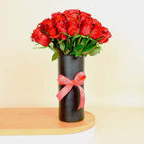 Amaz Elysian Radiance Necklace | Red flower vase