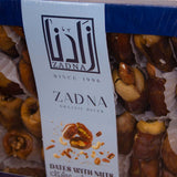 Zadna Dates Mixed Nuts & 15 Pink Roses Vase