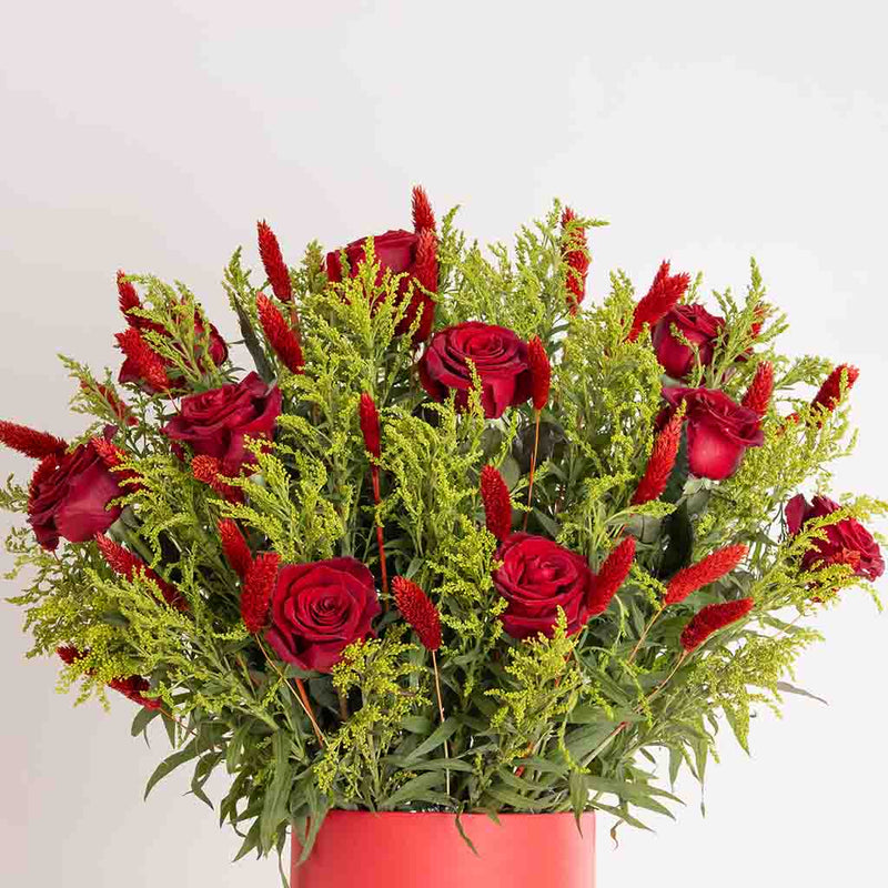 Flowrista Red Botanica Luxe Box