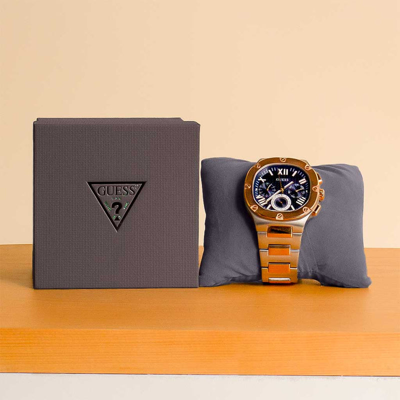 Multi-function steel watch