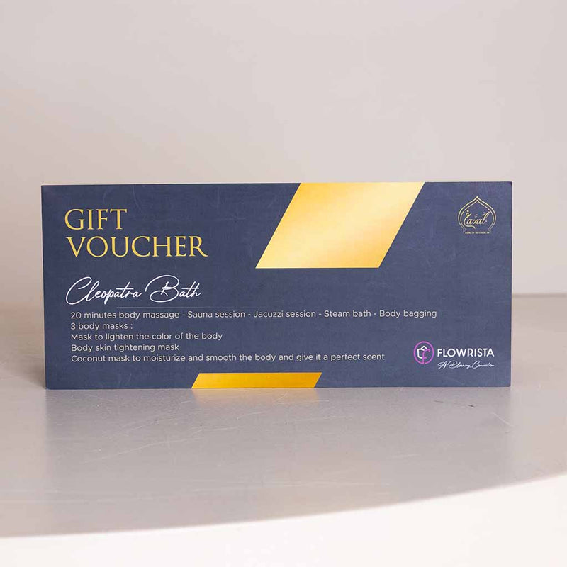 Ghazal Spa Cleopatra Voucher – Full Massage Session & Red Atelier Box