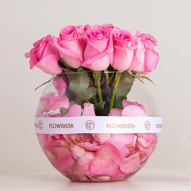 Patchi Chocolates 1kg & Revival Roses Vase