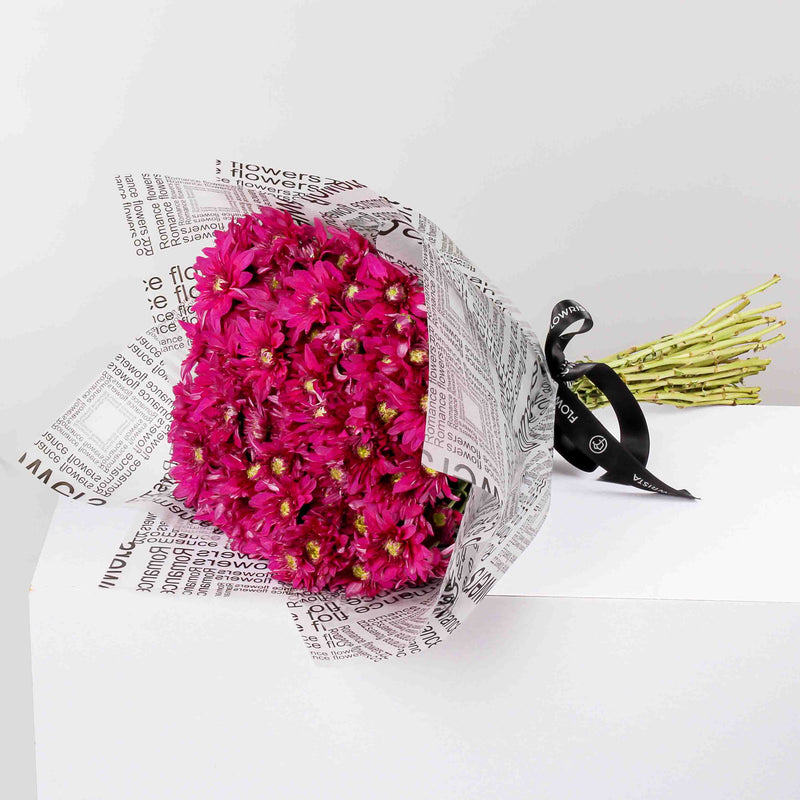 Purple Chrysanthemum Hand Bouquet