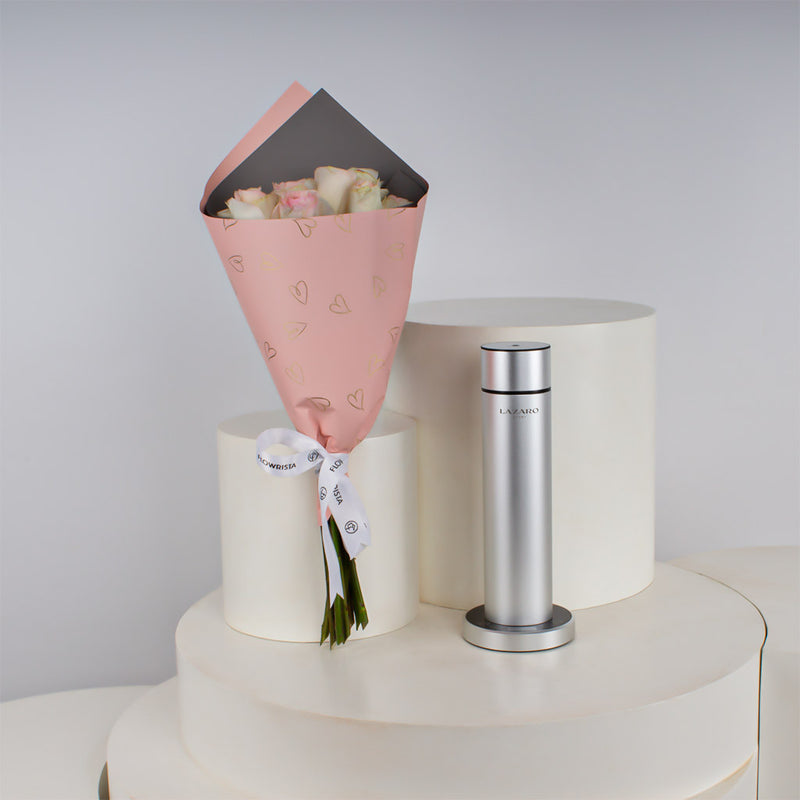 Lazaro Home Smart & 10 Senorita Roses