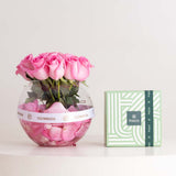 Patchi Chocolates 500g & Revival Roses Vase