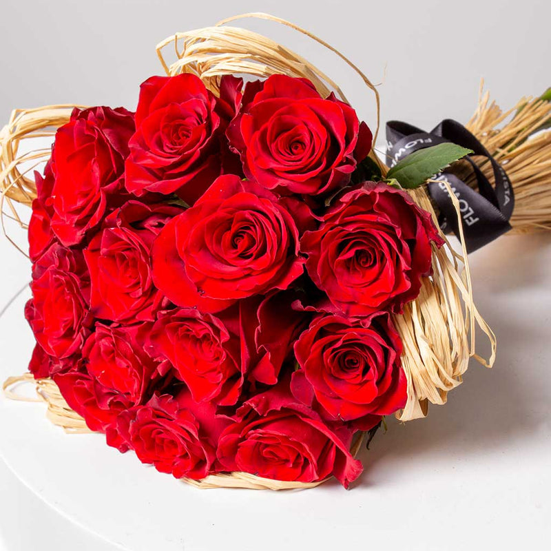 Red Roses Bouquet & Moroccan Spa Voucher
