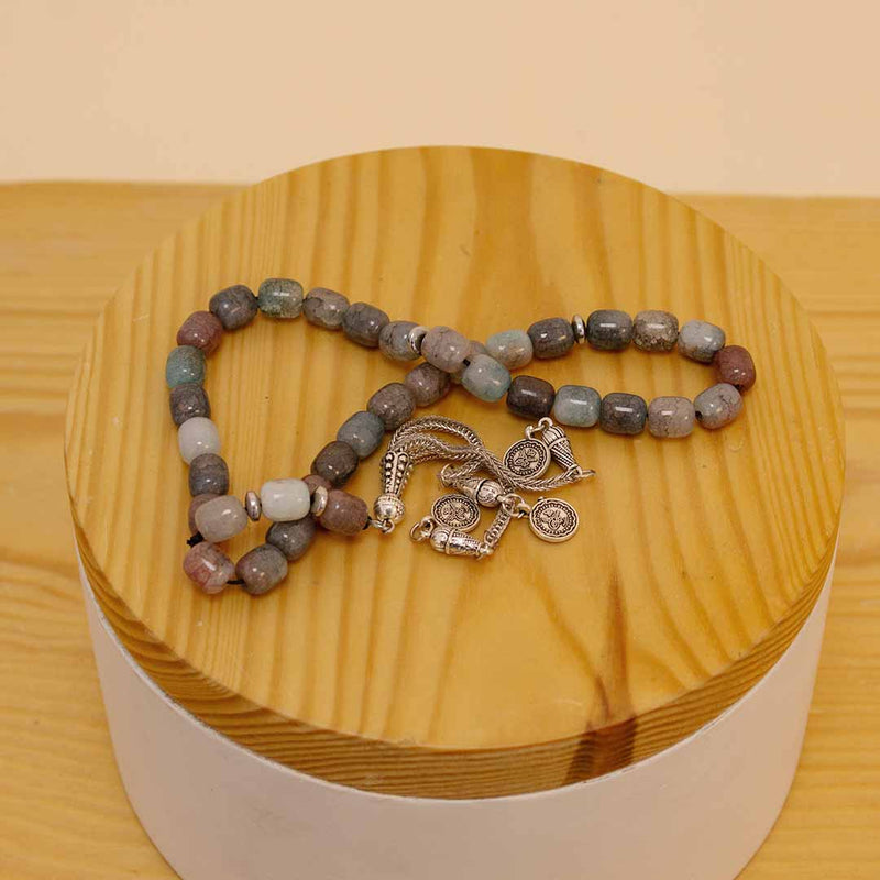 Marble Rosary - Brown