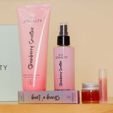 Joviality Skin Love Kit with Vase of Unique Roses