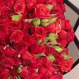 Red Baby Roses Bouquet – 20 Roses