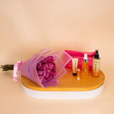 Joviality Velvet Vanilla Kit & Purple Roses Bouquet