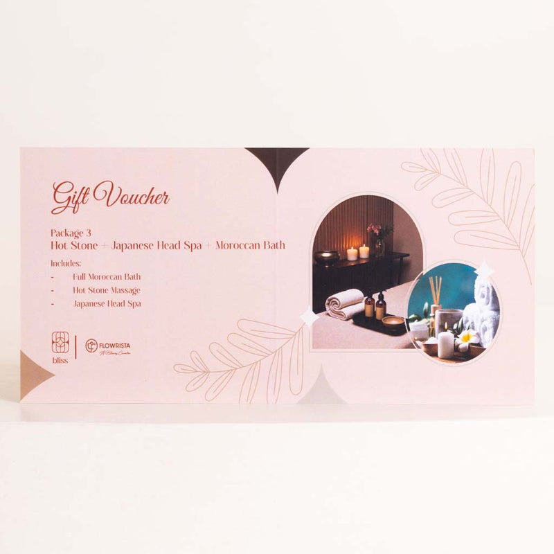 Bliss Spa Hot Stone Massage, Japanese Head Spa & Moroccan Bath