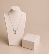 Silvara Angel Wing Necklace & Mixed Rose & Lily Flowrista Bouquet