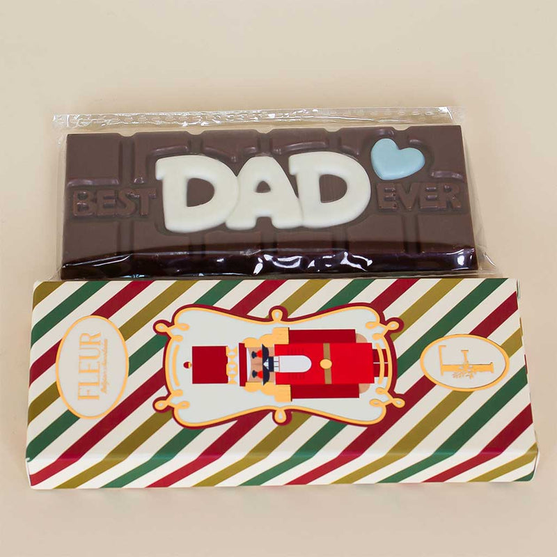 Fleur Belgian Chocolate Bar 45g - Best Dad