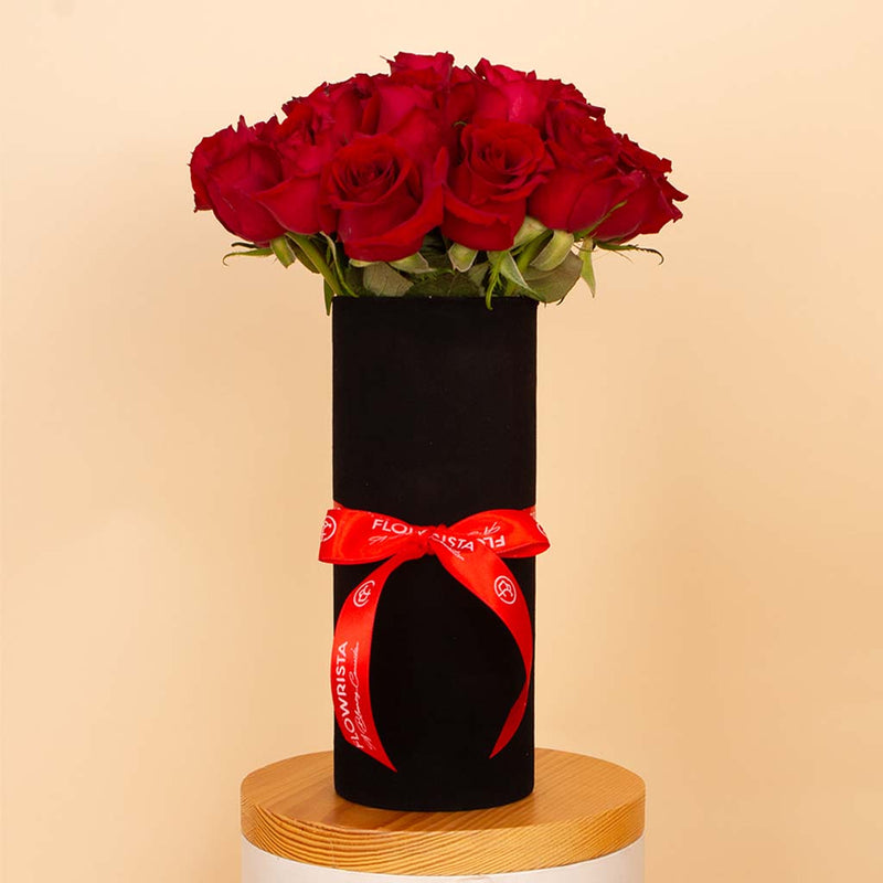 Crimson Vase - 20 Red Roses