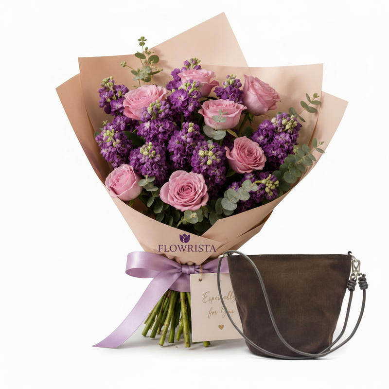 CoCan Bag with Flowrista Bouquet