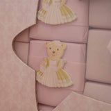 Patchi Little Girl Chocolate Box & Pink Roses Bouquet