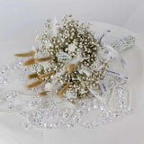 White Radiance Hand Bouquet – Baby’s Breath