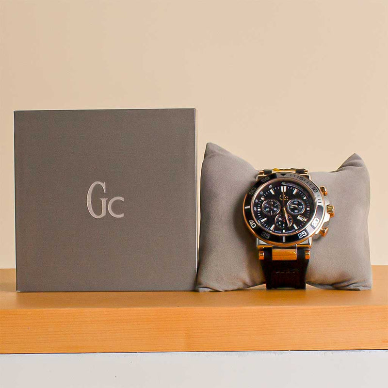 GC Sport Men Chronograph Watch with Silicone Strap Z14005G2MF