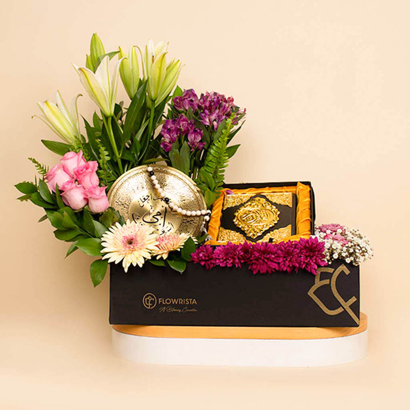 Devotion Box – Flowers, Quran & Prayer Beads