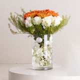 Amber Glow Vase