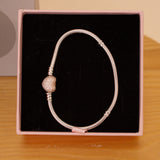 Pandora Moments Bracelet with Pavé Heart Clasp & 15 Red Roses