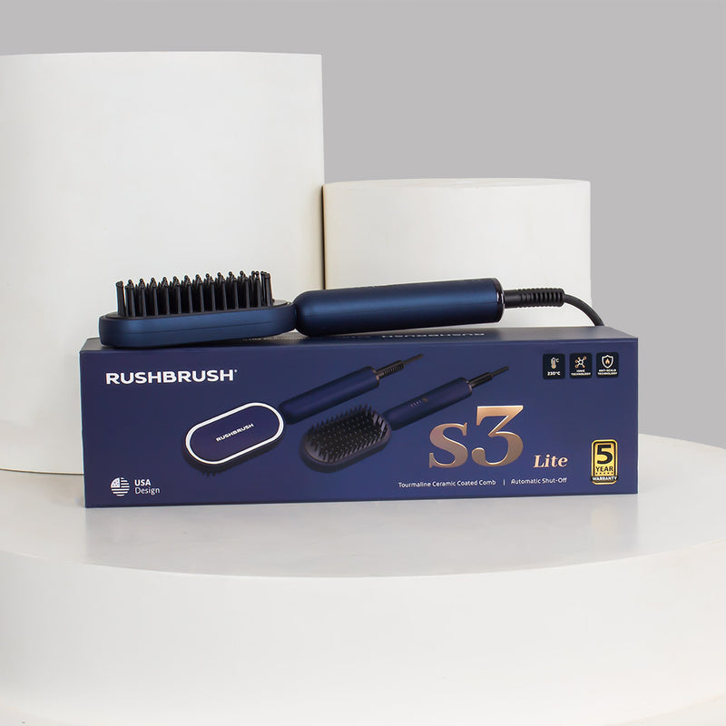 RUSHBRUSH S3 Lite | Glamorous Straight Hair in One Pass
