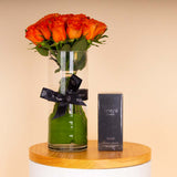 Giorgio Armani Code for Men 125 ml & Orange Roses Vase