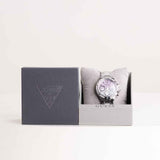 GUESS Ladies Silver Tone Multi-Function Watch & Revival Roses Bouquet