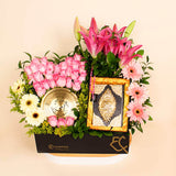 Floral & Spiritual Luxury Gift Box with Roses and Quran