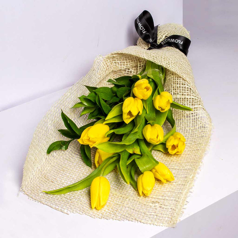 Yellow Tulips Bouquet