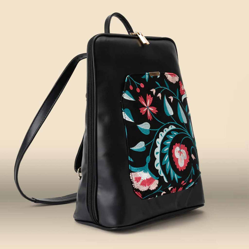 Pavo Laptop Backpack - Black