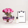 Musc Paradoxe & Purple Roses Vase