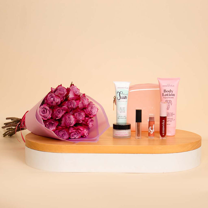 Essentials Summer Skin Care and 15 Rose Deep Purple