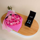 Markiz Elegance and 12 Pink Bouquet