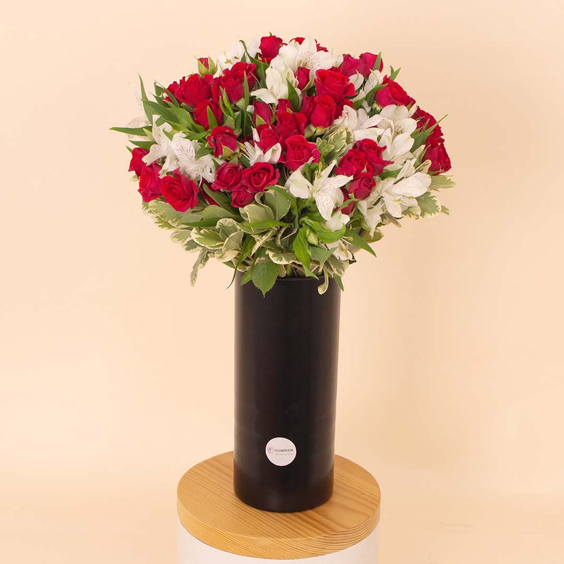 Flowrista | Alstroemeria & Baby Rose Vase