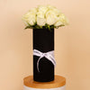 White Serenity Vase - 20 Roses