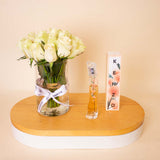 Kenzo Flower Ikebana EDP 75ml & White Roses Vase