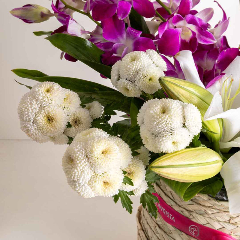 Tropical Bloom Basket