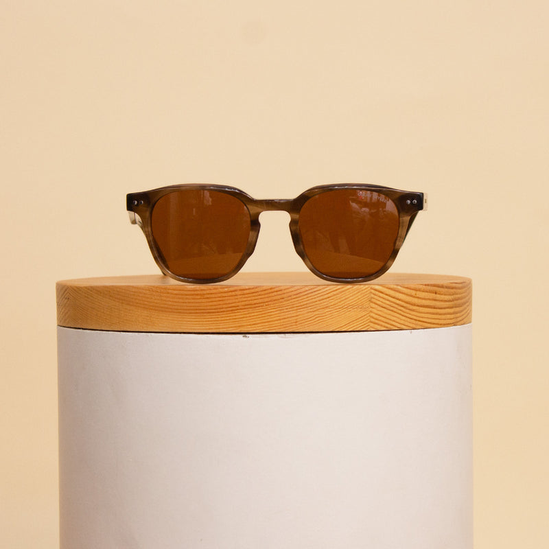 Sedrak Honeycomb Brown Sunglasses – Summer Collection