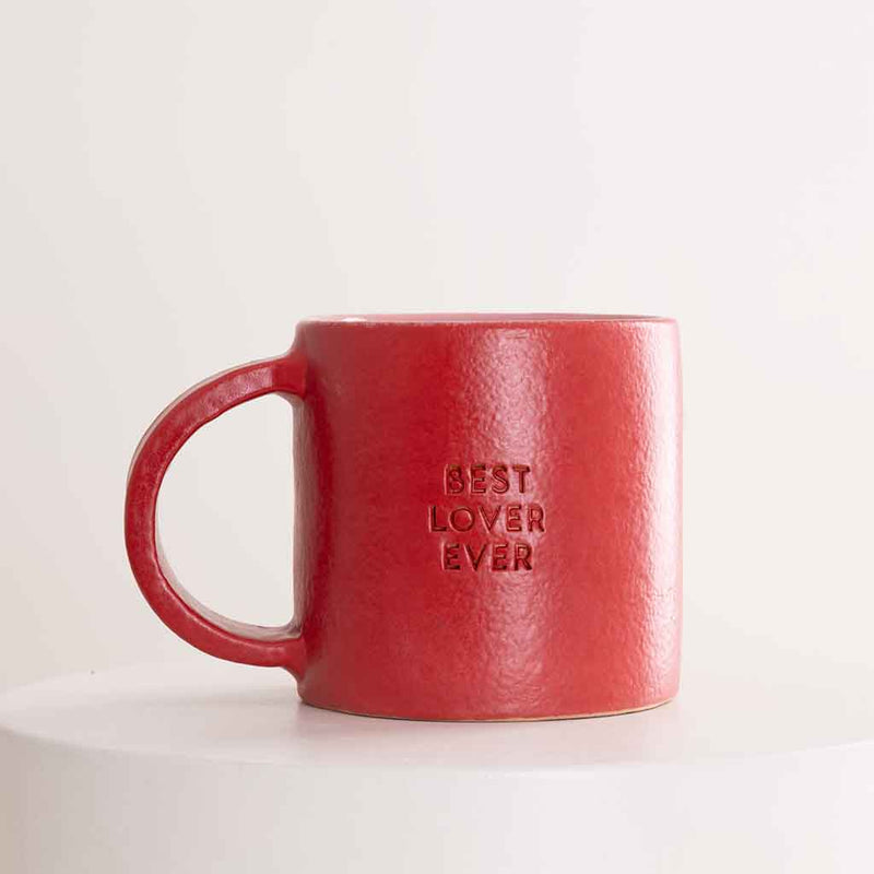 Ellie Best Lover Ever Mug & Baby Roses Bouquet
