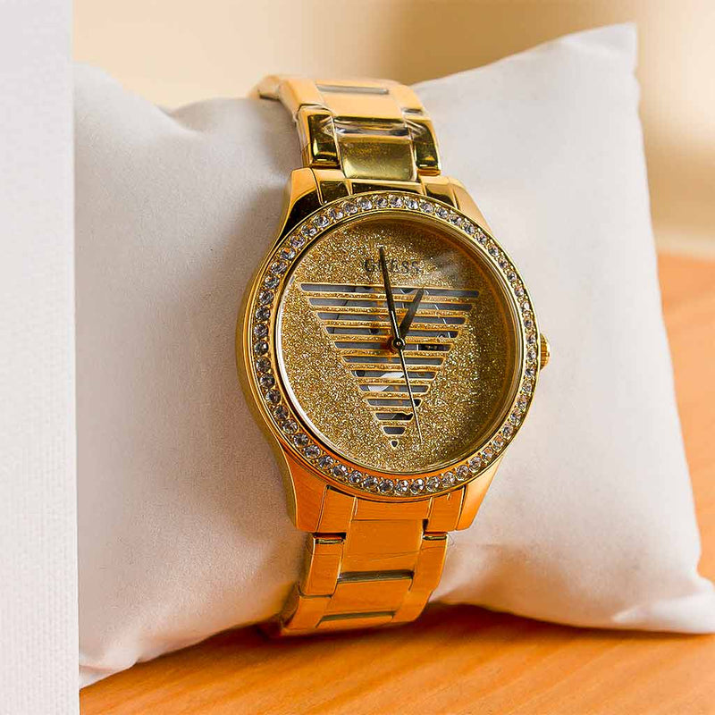 Guess Analoge Watch Armbanduhren - Gold