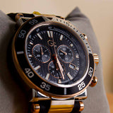 GC Sport Men Chronograph Watch with Silicone Strap Z14005G2MF | Red Rose Vase