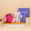 Locken Curly Styling Kit & Pink Roses