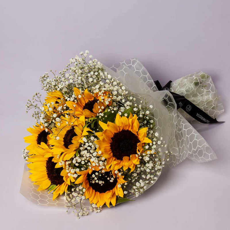 Madison Hand Bouquet Sunflowers