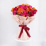Silvara Angel Wings Necklace & Colorful Roses Bouquet