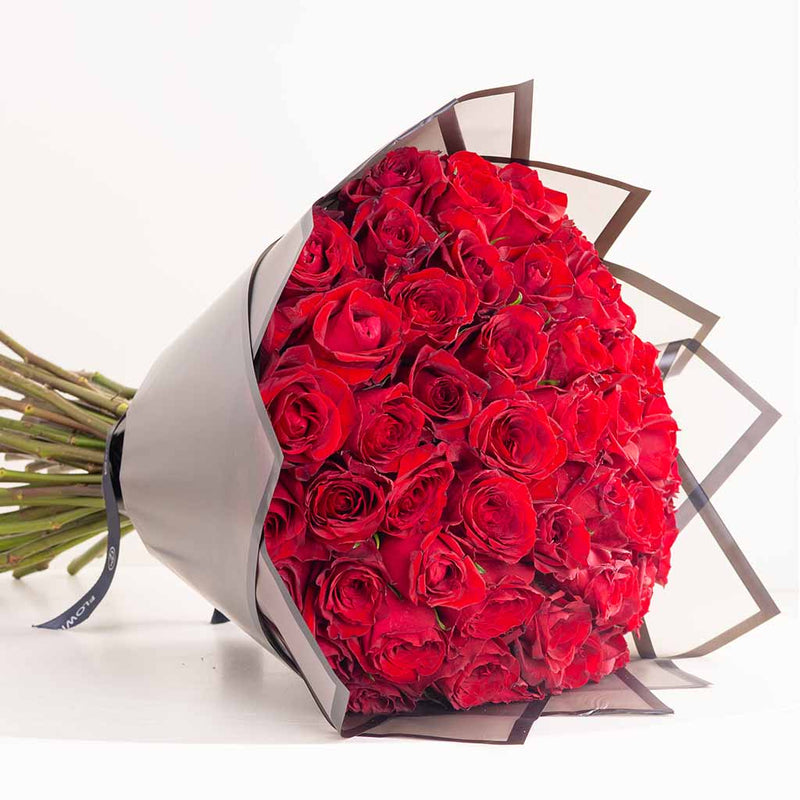 50 Red Roses Luxury Bouquet