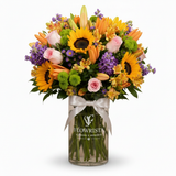 Flowrista Sunflower Mixed Vase