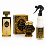 Kuwaiti perfume bottle Bakhoor Kuwati jar and box and white trigger home air freshener